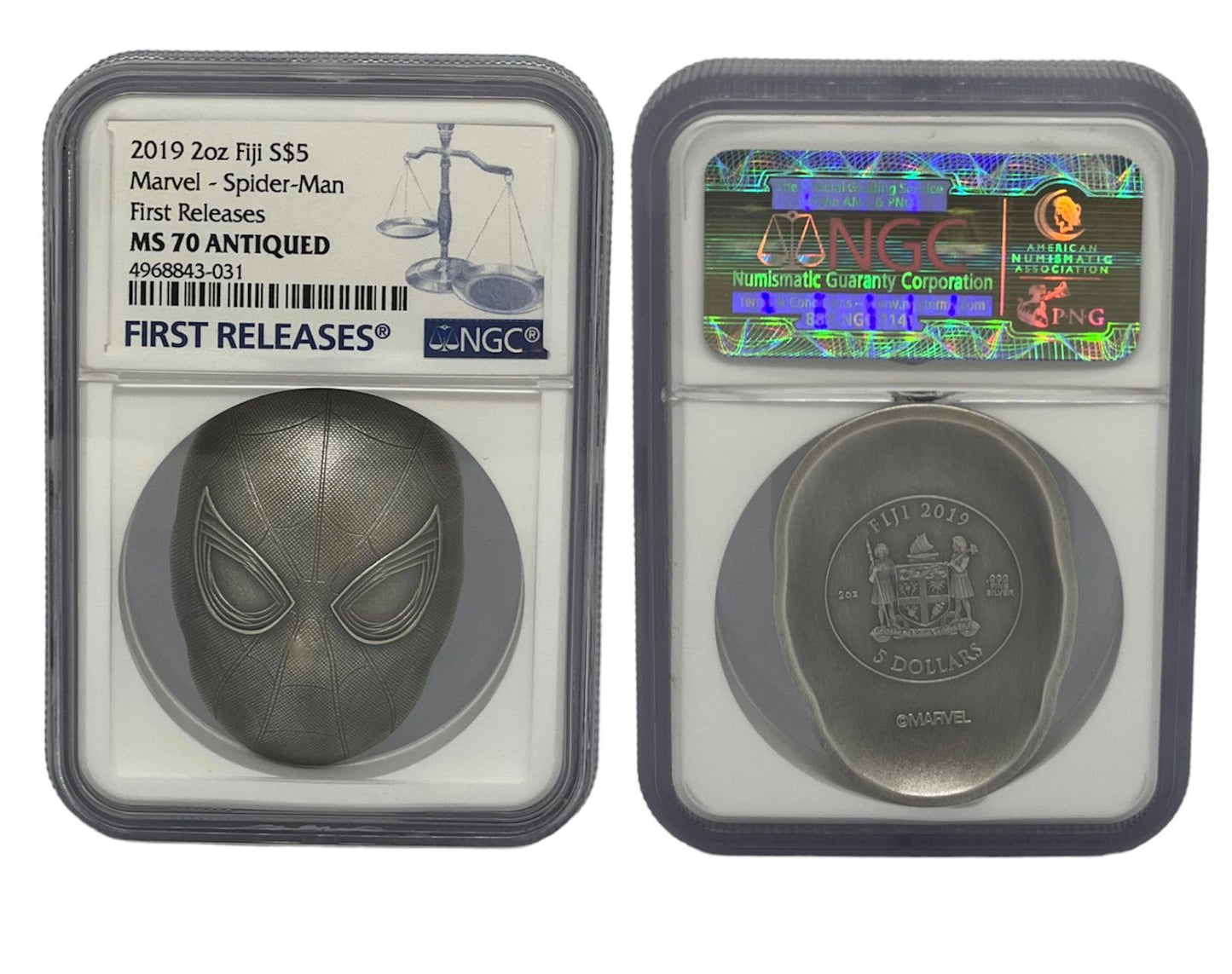 Spider Man 2oz Fiji S$5 2019