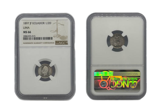 1/2D 1897 JF Ecuador NGC
