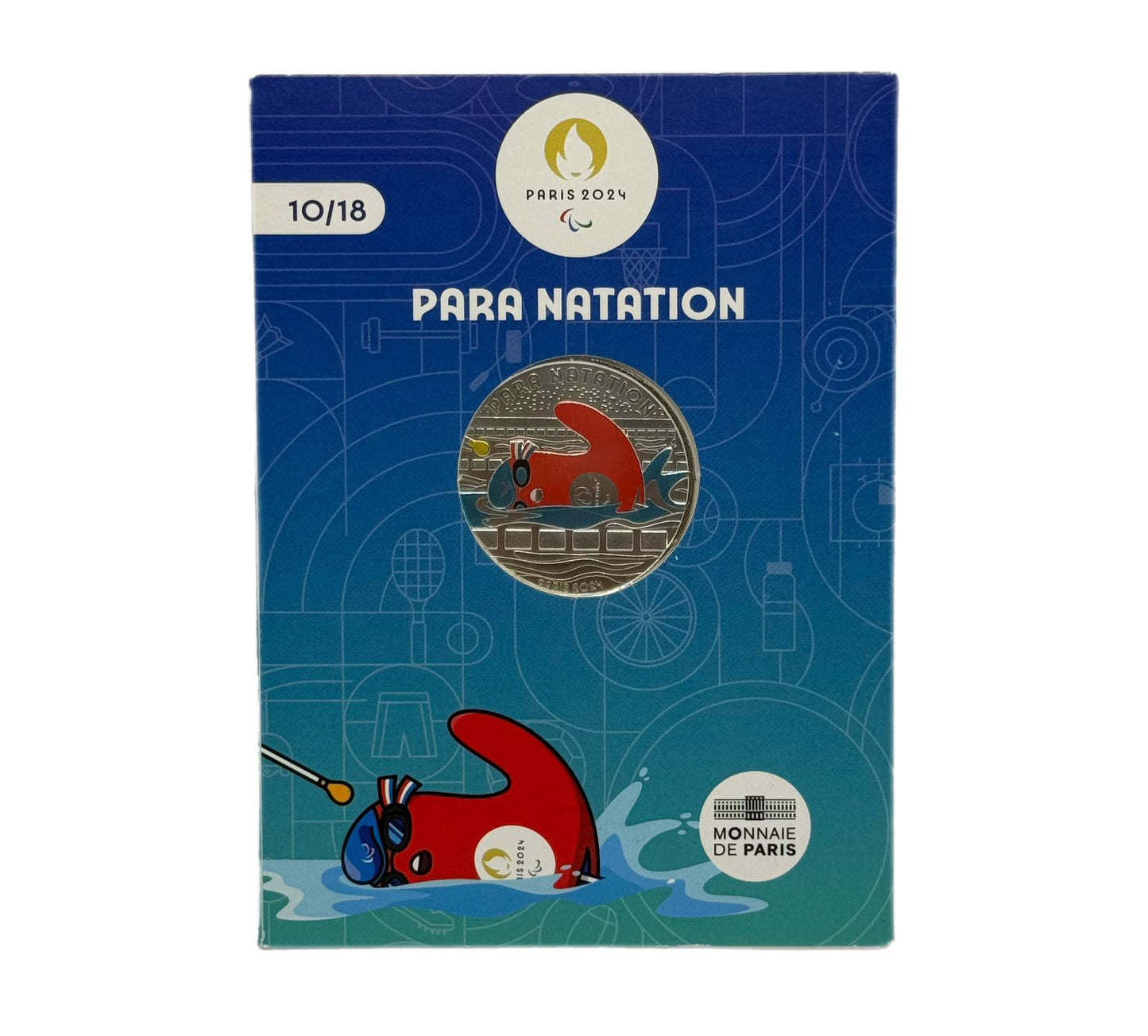 10 Euro 2023 - Mascotte Juegos Olímpicos París 2024