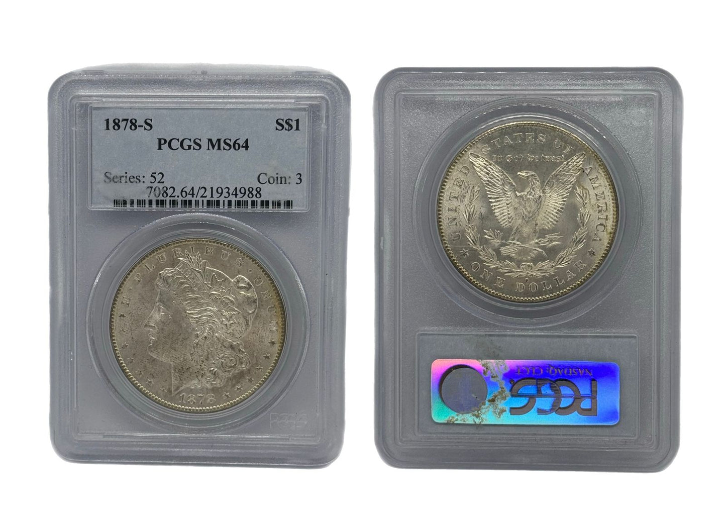 1 Dólar 1878-S USA PCGS