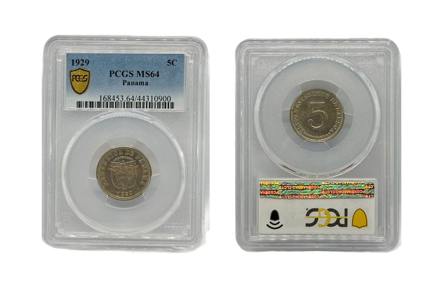 5 Centésimo 1929 Panamá NGC