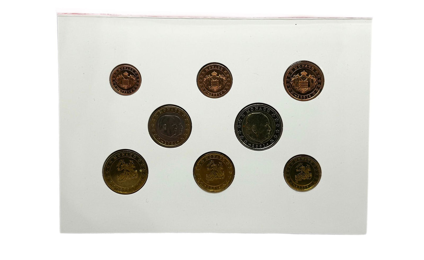 Set de Monedas de Euro Serie 2001 - Mónaco