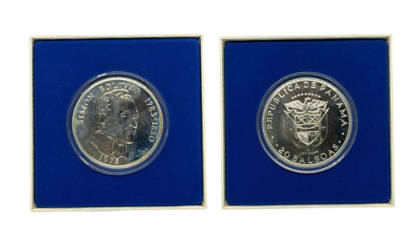 20 Balboas Panamá 1975 - Simón Bolívar