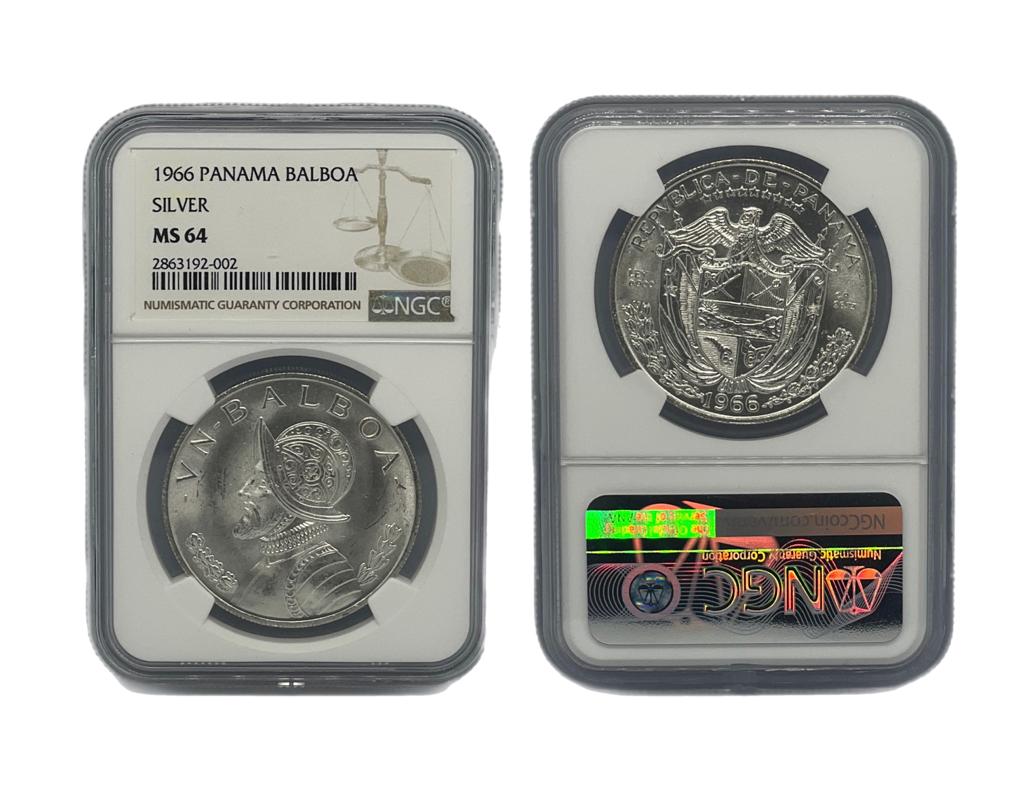 Balboa 1966 Panamá NGC