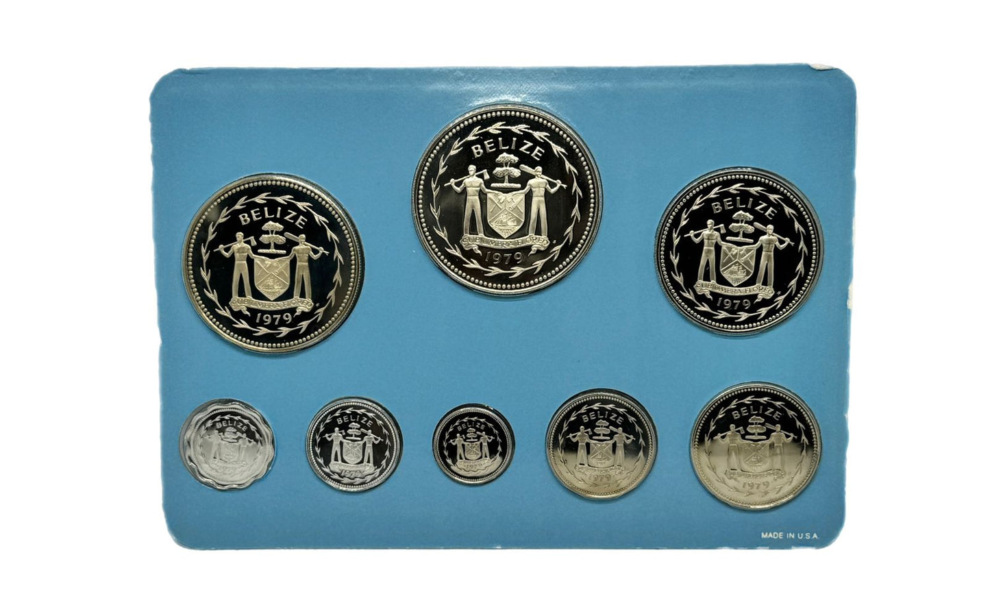 Set de Monedas Proof 1979 Belice