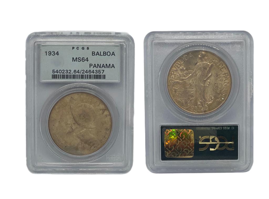 Balboa 1934 Panamá NGC