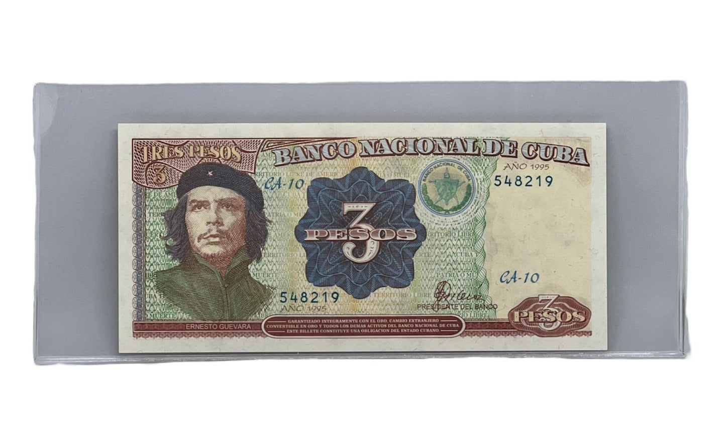 3 Pesos, Cuba, 1995
