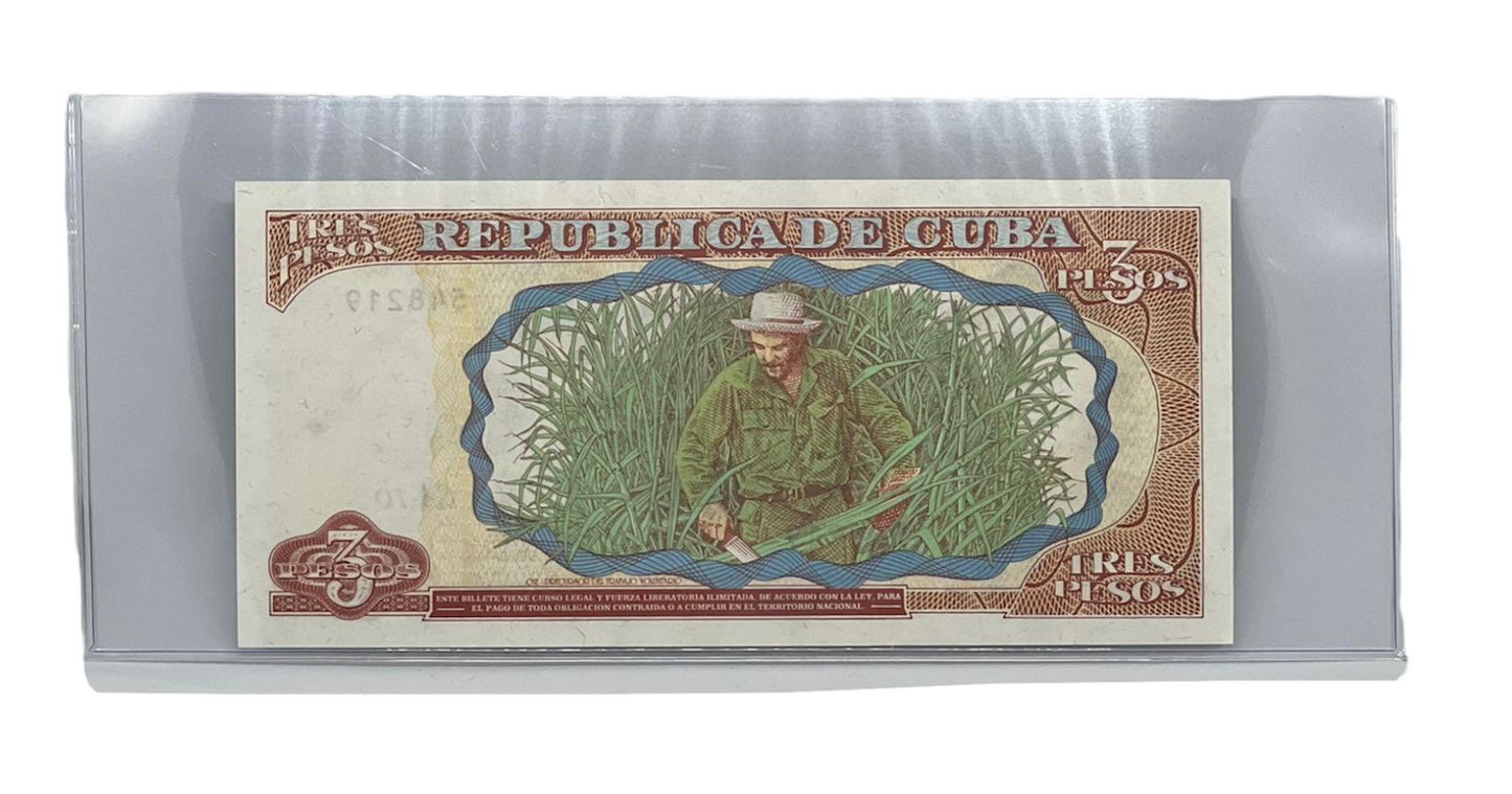 3 Pesos, Cuba, 1995