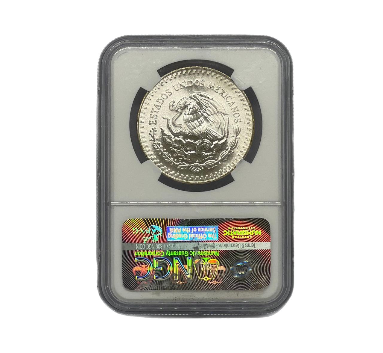1 Onza 1985Mo Mexico NGC