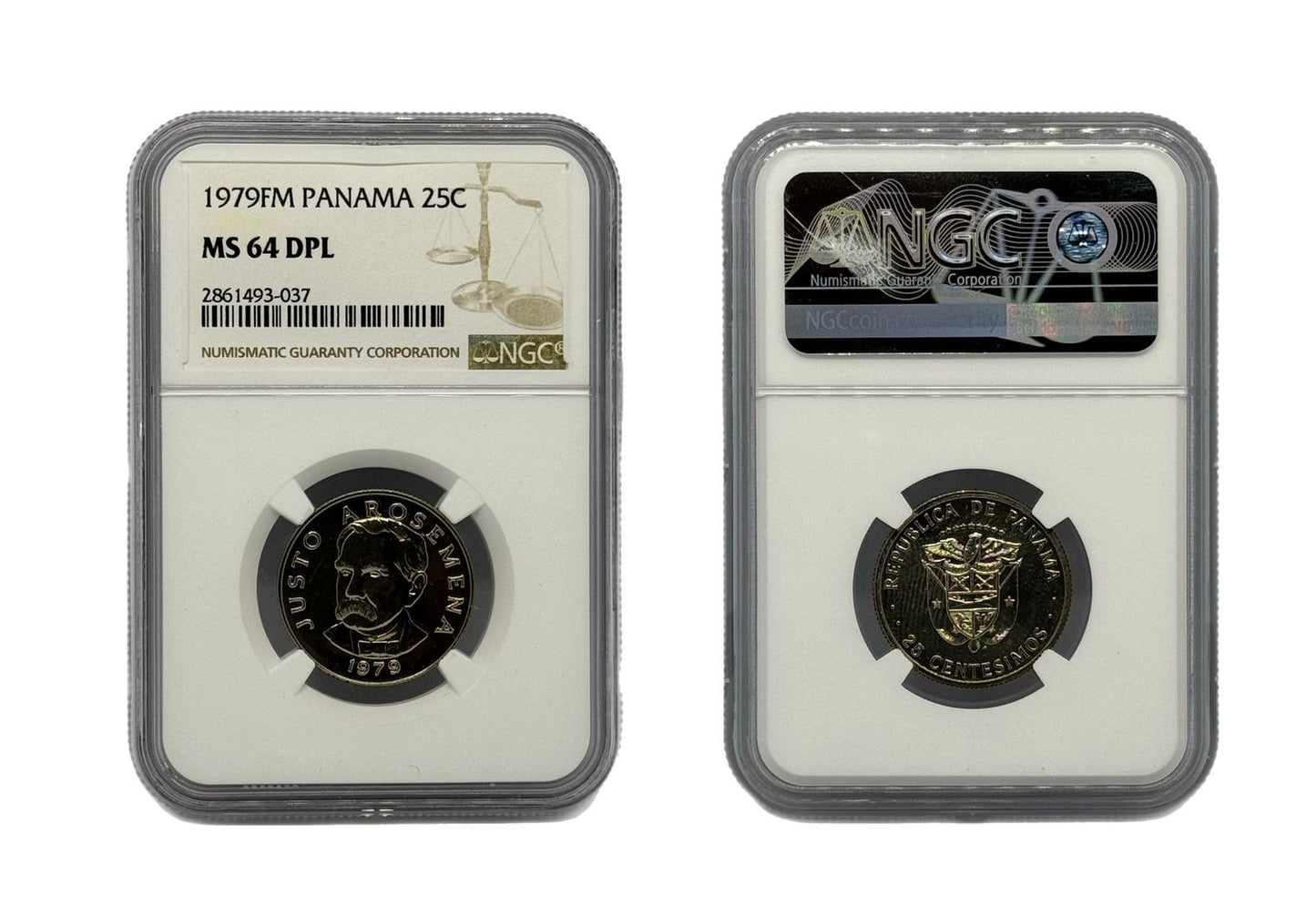25 Centésimo 1979 Panamá NGC
