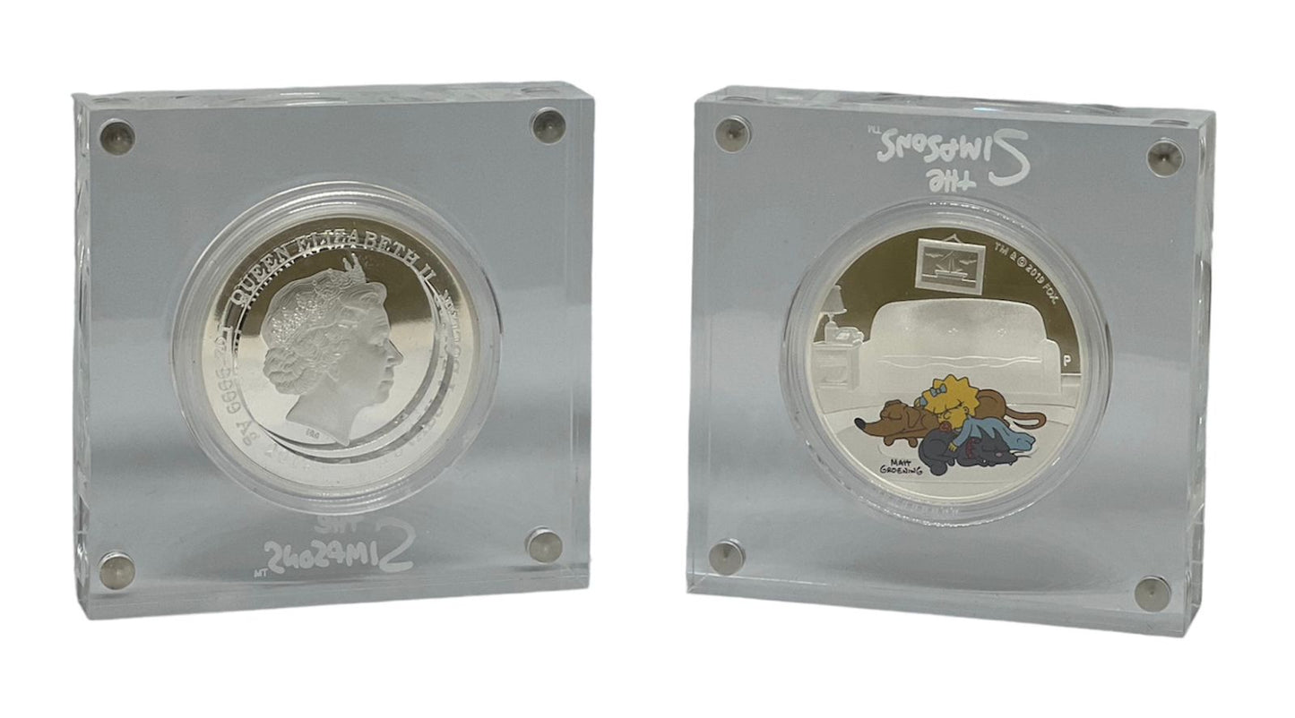 The Simpsons Maggie Simpson 1$ 1oz Tuvalu 2019