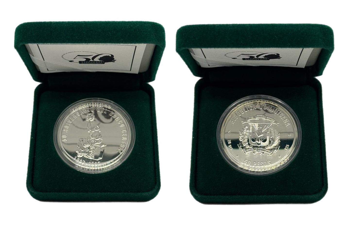 50 Pesos República Dominicana - 50 Aniversario del Banco Central
