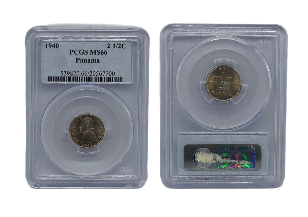 2.5 Centésimo 1940 Panamá NGC