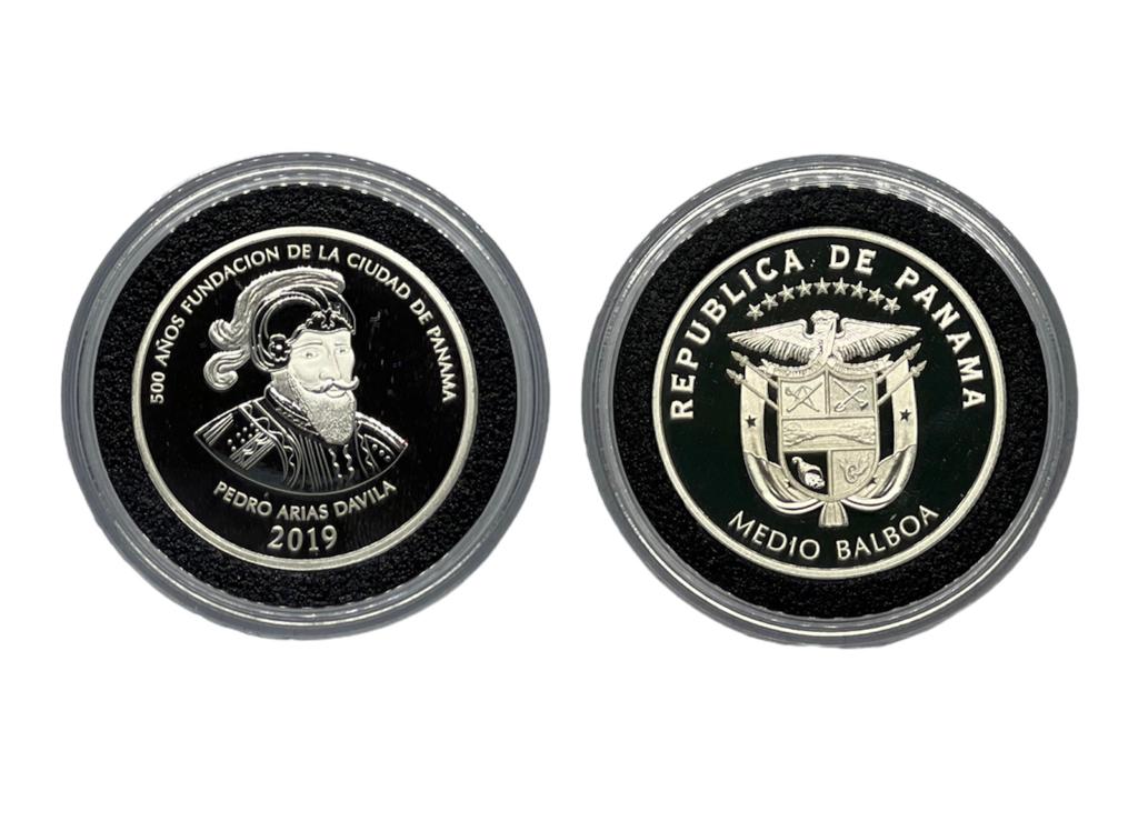 1/2 Balboa (500 Años Fundación de la Ciudad de Panamá) 2019