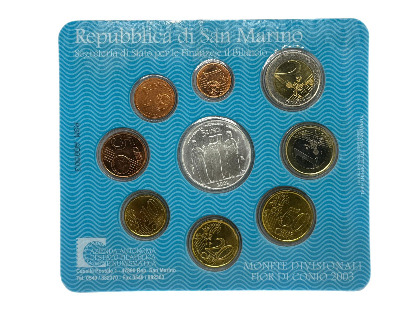 Set de Monedas 2003 San Marino