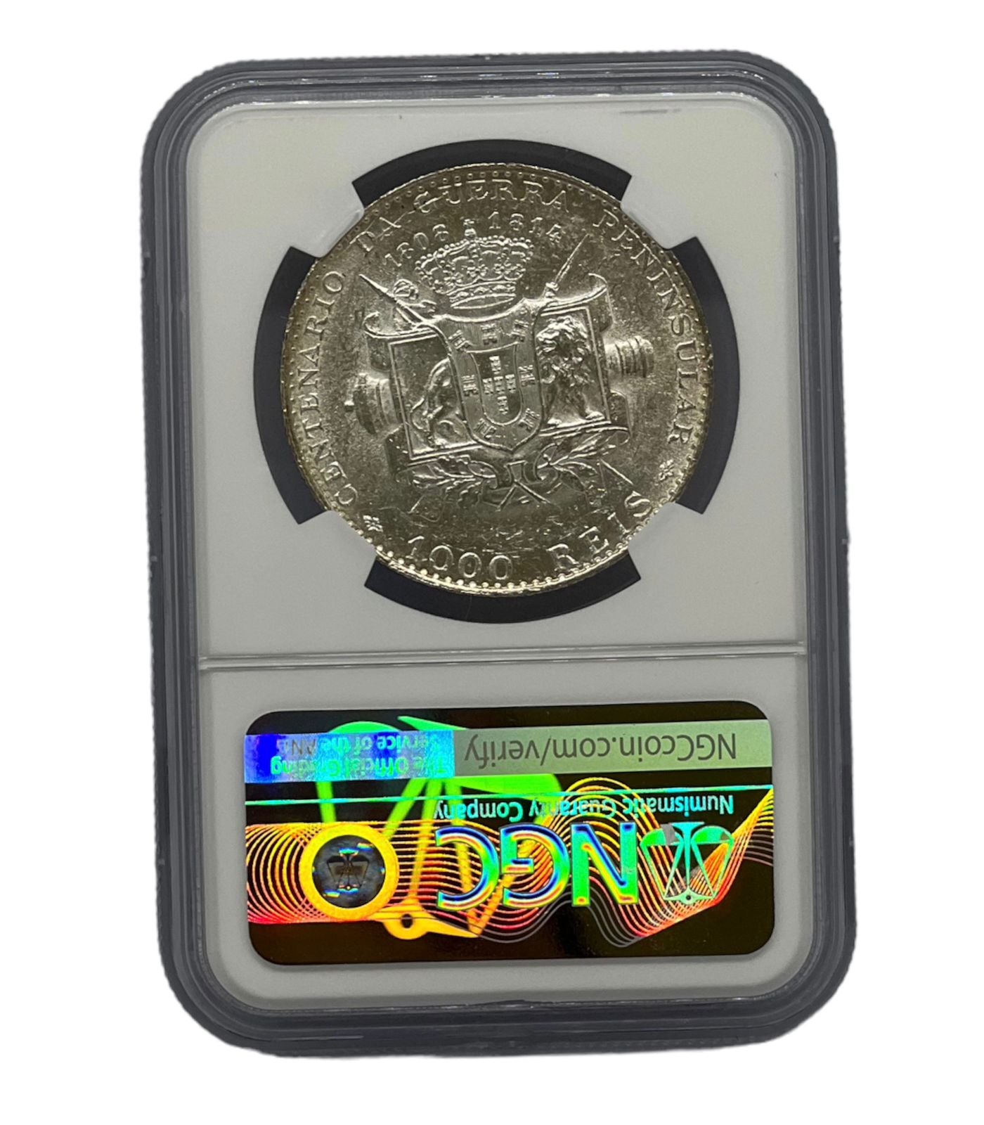 1000 Reis 1910 Portugal NGC