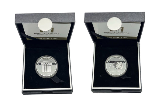 70 Peso República Dominicana - 70 Aniversario del Banco Central