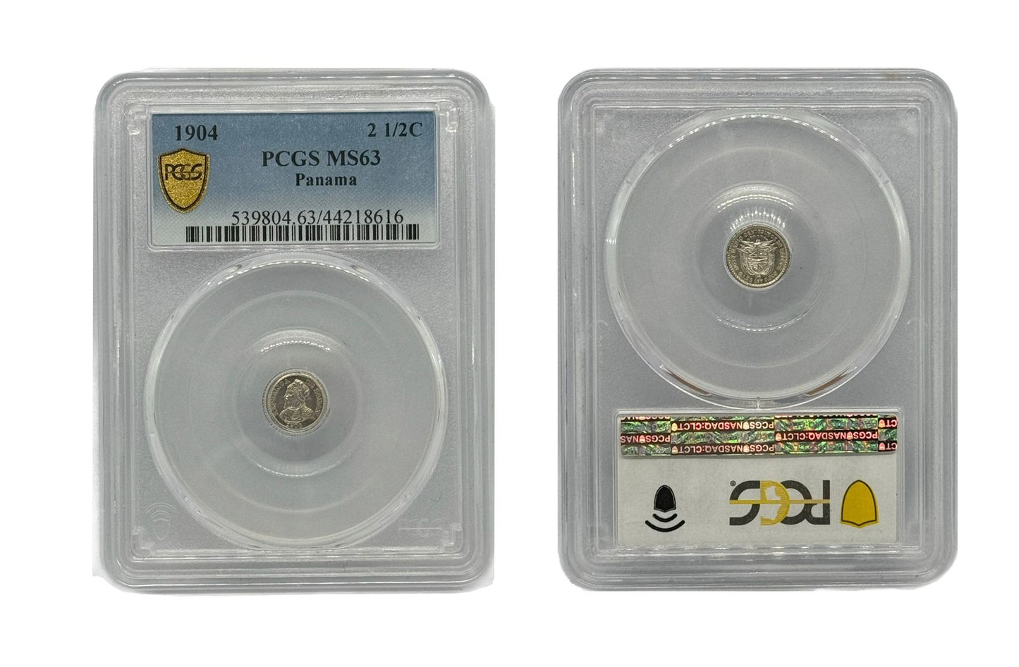 2.5 Centésimo 1904 Panamá NGC