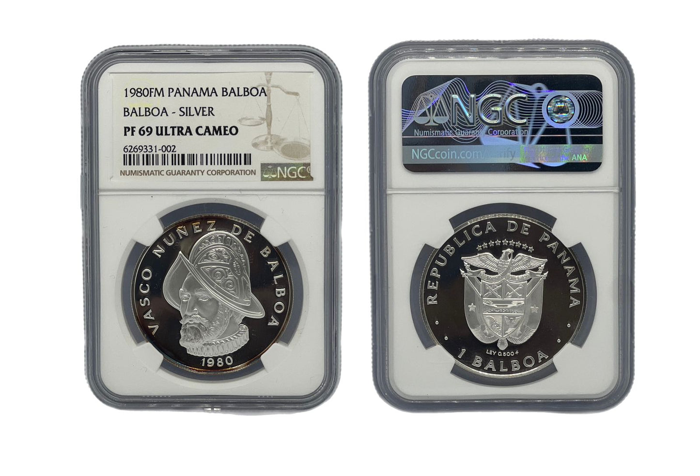 Balboa Plata 1980FM Panamá NGC