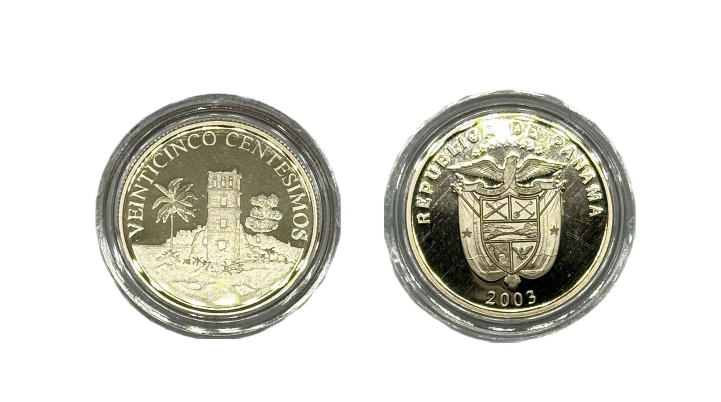 25 Centésimos (Conjunto Monumental Histórico de Panamá Viejo) 2003