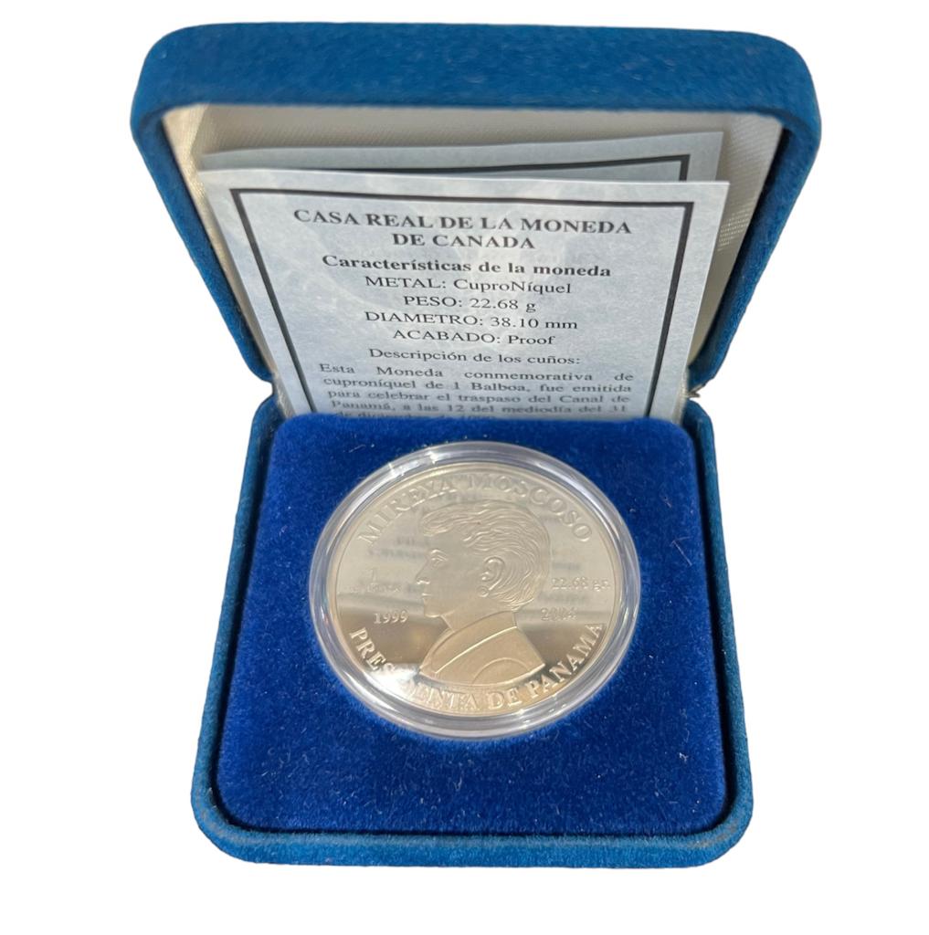 1 Balboa (Mireya Moscoso-Canal de Panamá)