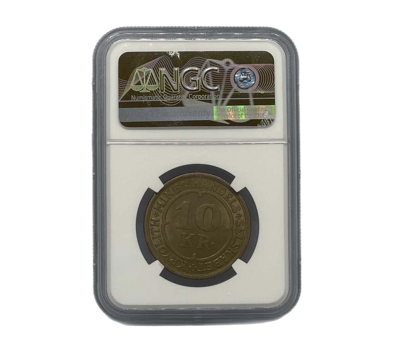 10 Kroner 1922 Groenlandia NGC