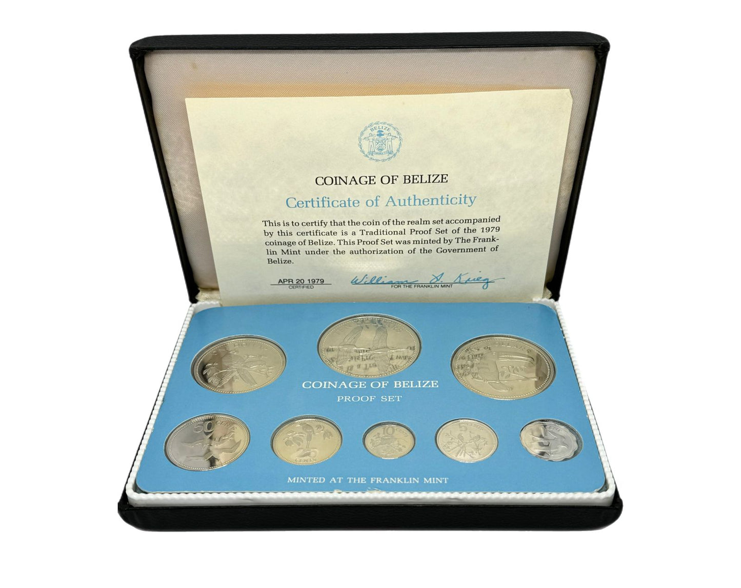 Set de Monedas Proof 1979 Belice