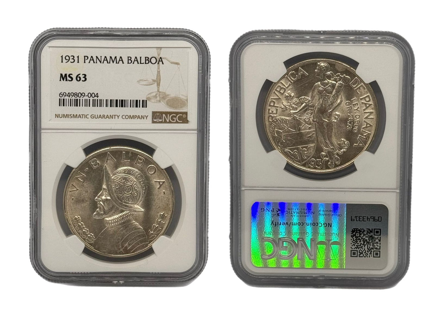 Balboa 1931 Panamá NGC