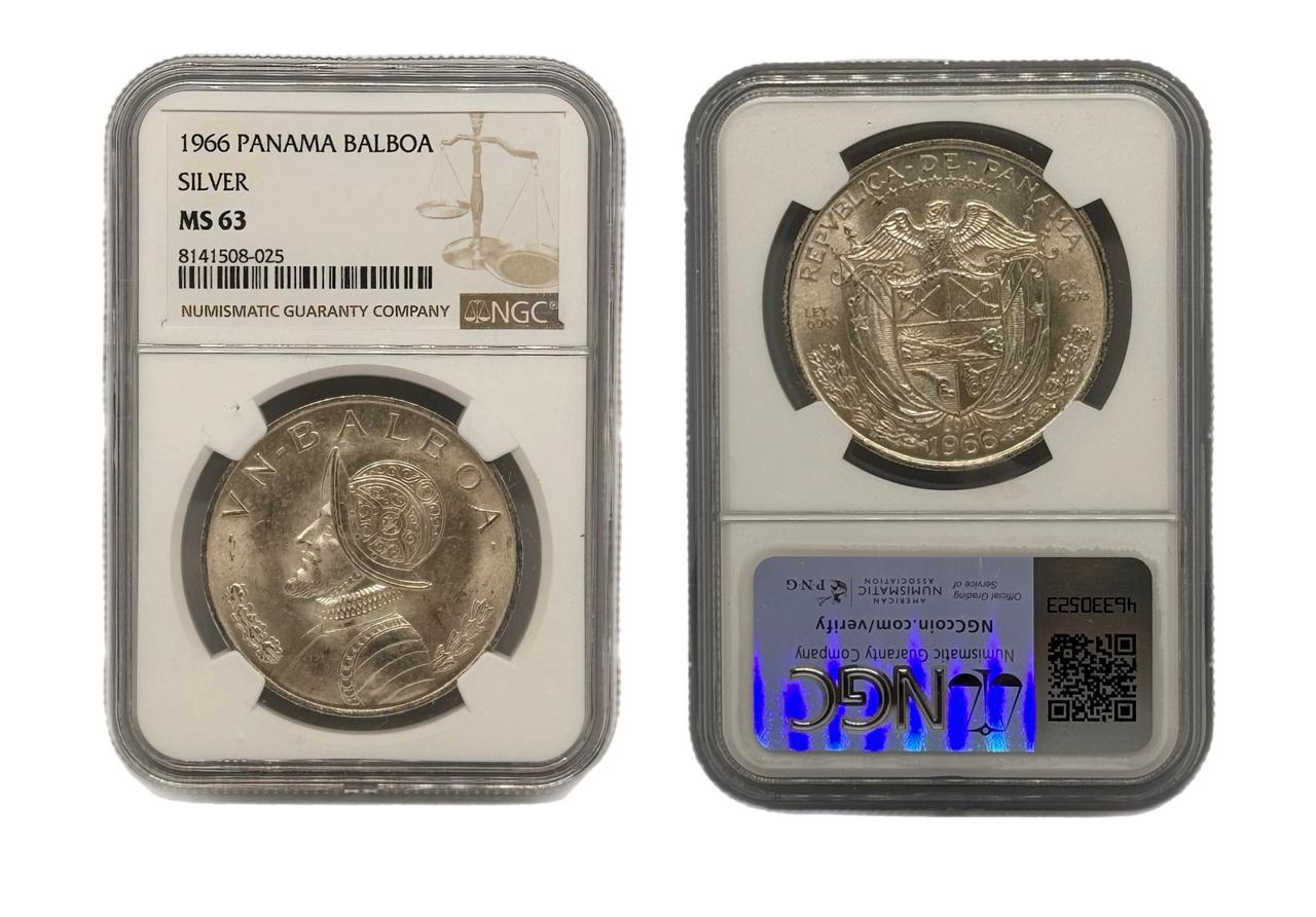Balboa 1966 Panamá NGC