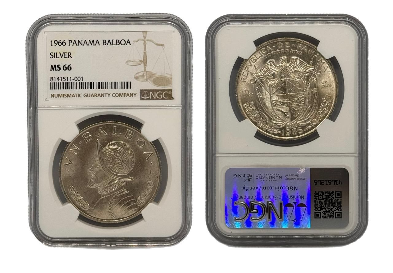 Balboa 1966 Panamá NGC