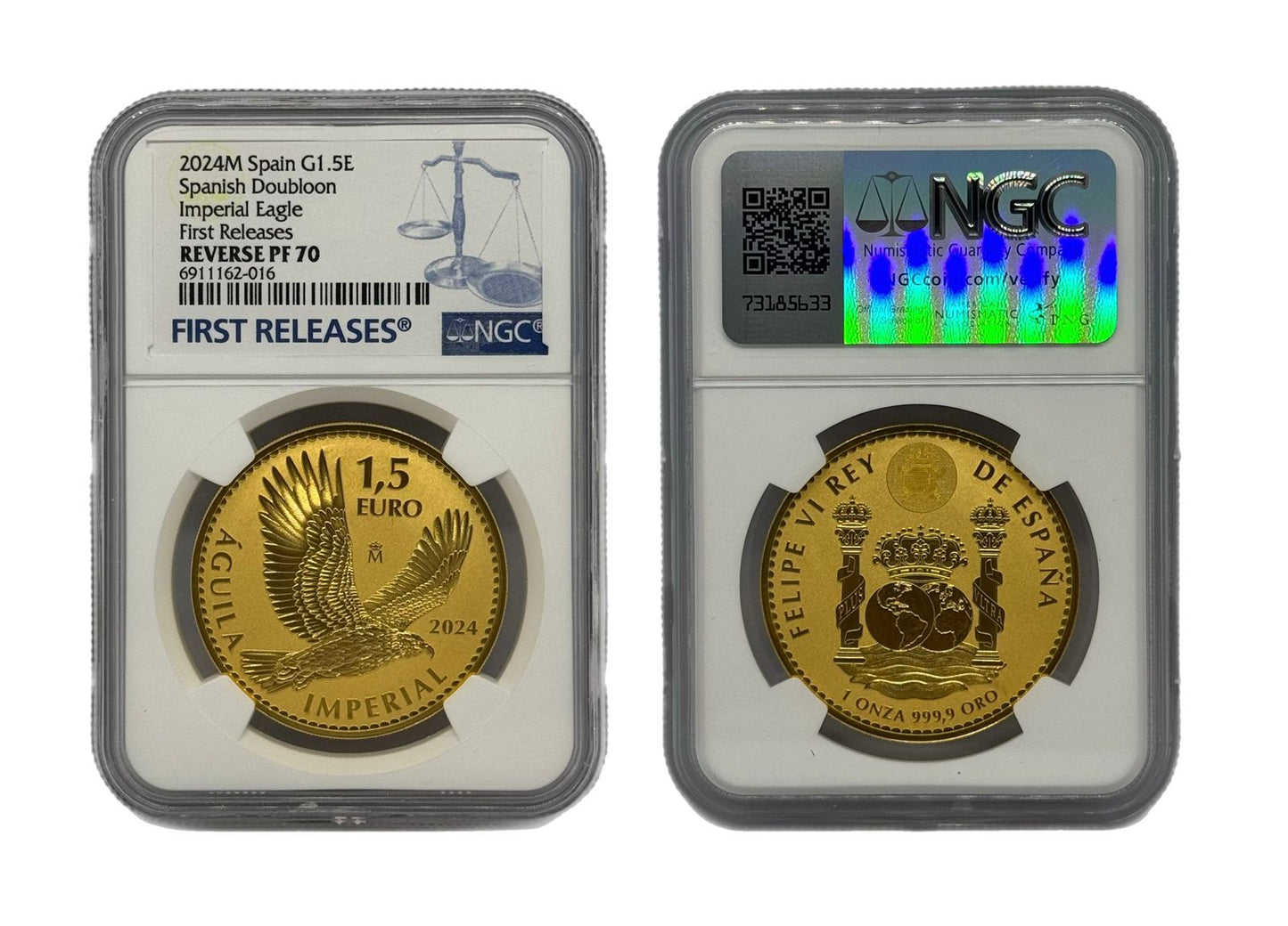 1.5 Euro Oro 2024M España NGC