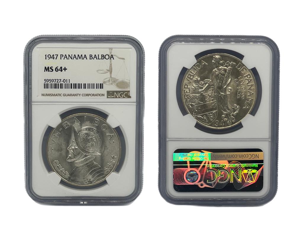 Balboa 1947 Panamá NGC