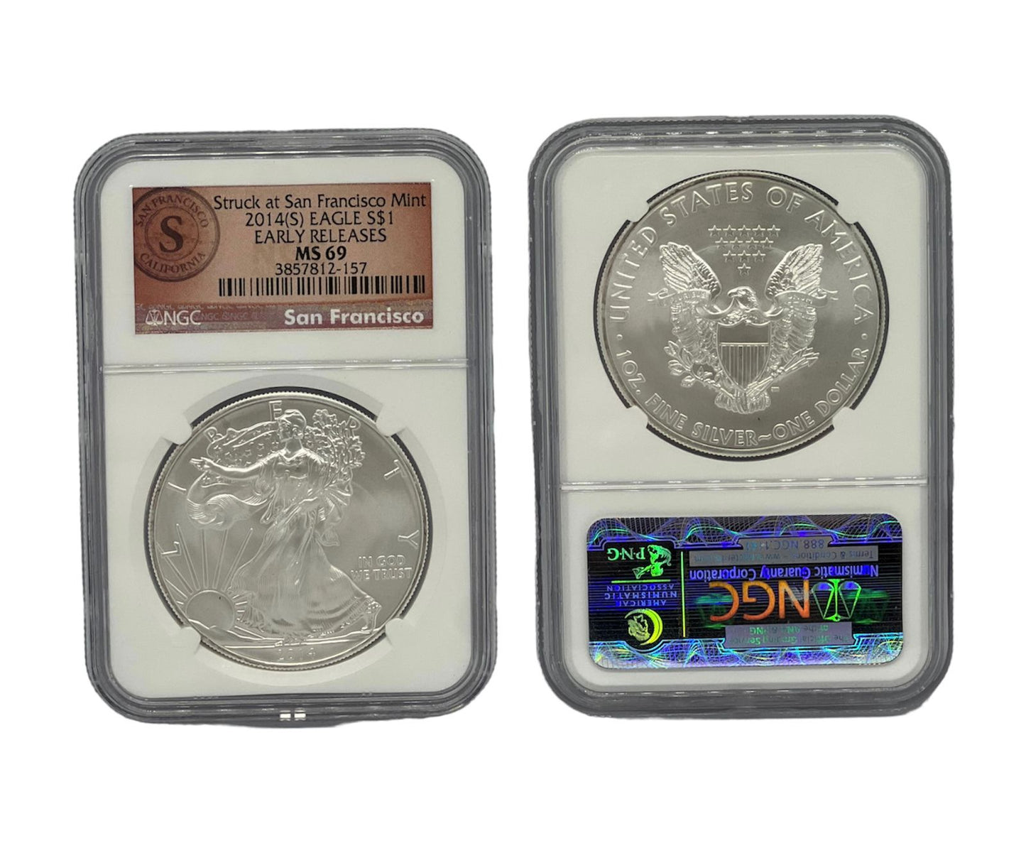 1 Dólar 2014 Eagle NGC