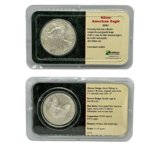 1 Dólar Silver Eagle 2001 USA - UC