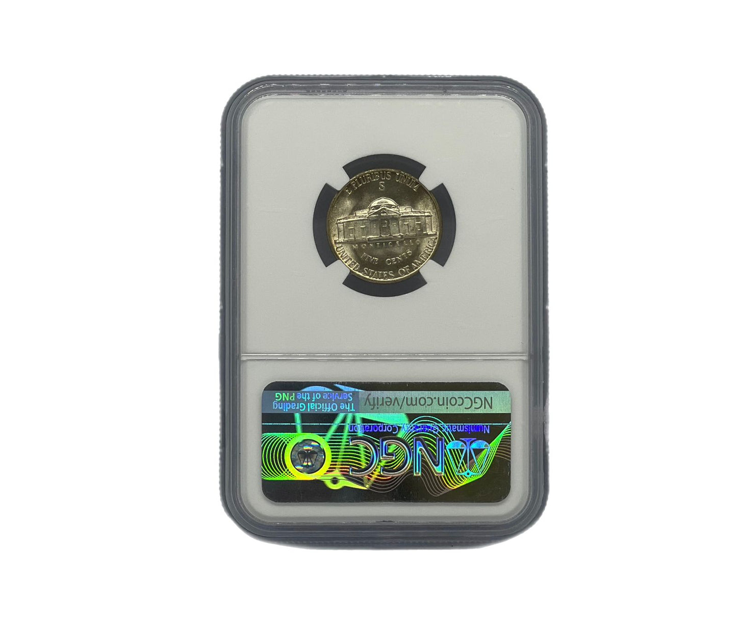 5 Centavos Plata 1942 NGC