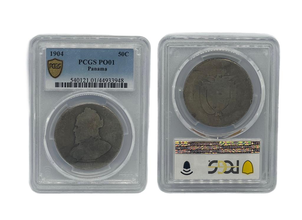 50 Centésimos 1904 Panamá NGC
