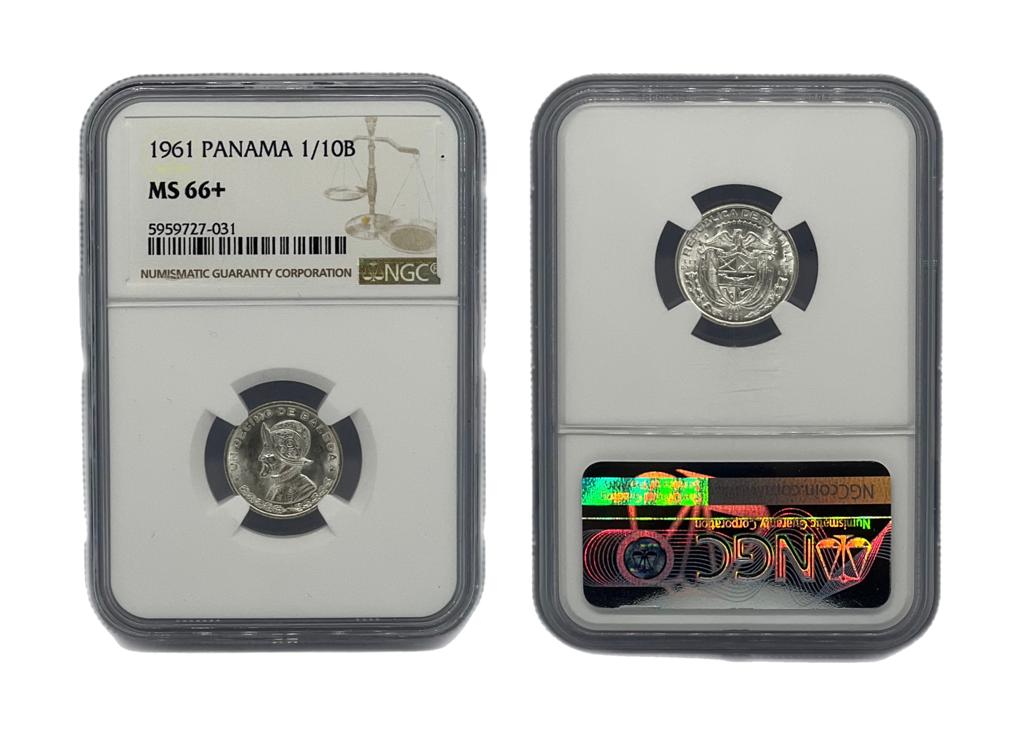 1/10 Balboa 1961 Panamá NGC