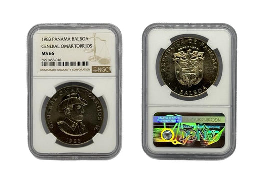 Balboa 1983 Panamá NGC