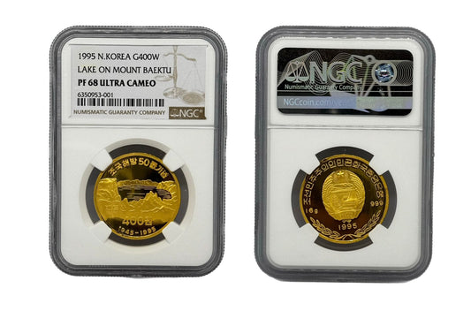 400 Won Oro 1995 Corea del Norte NGC