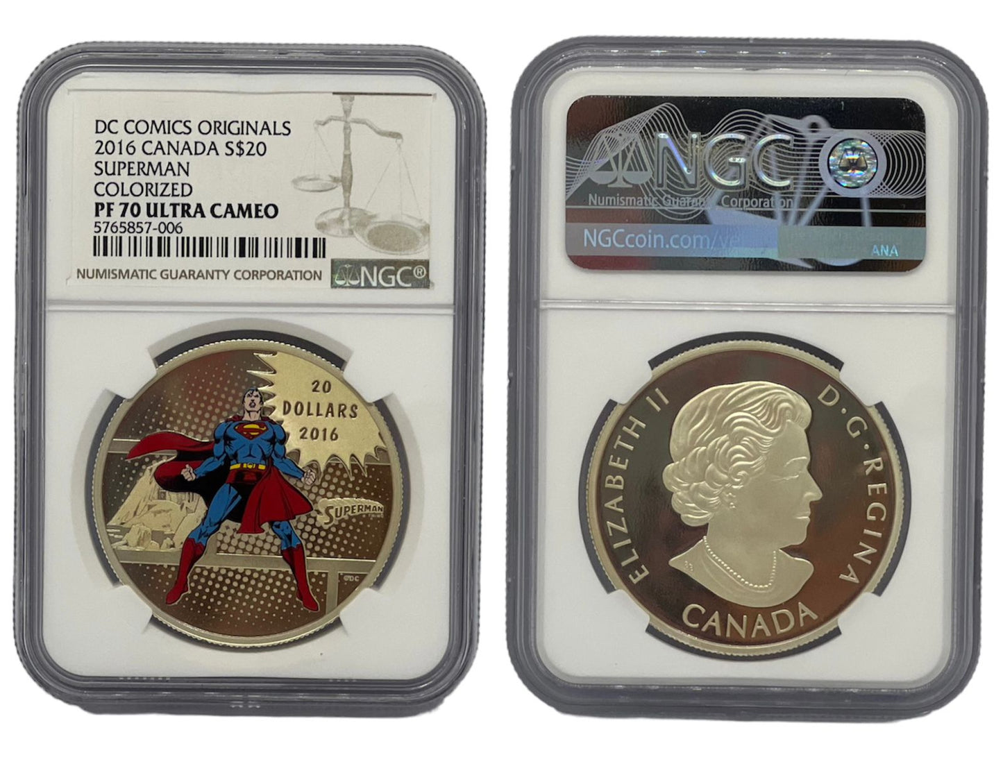 Super Man S$20 2016 Canada