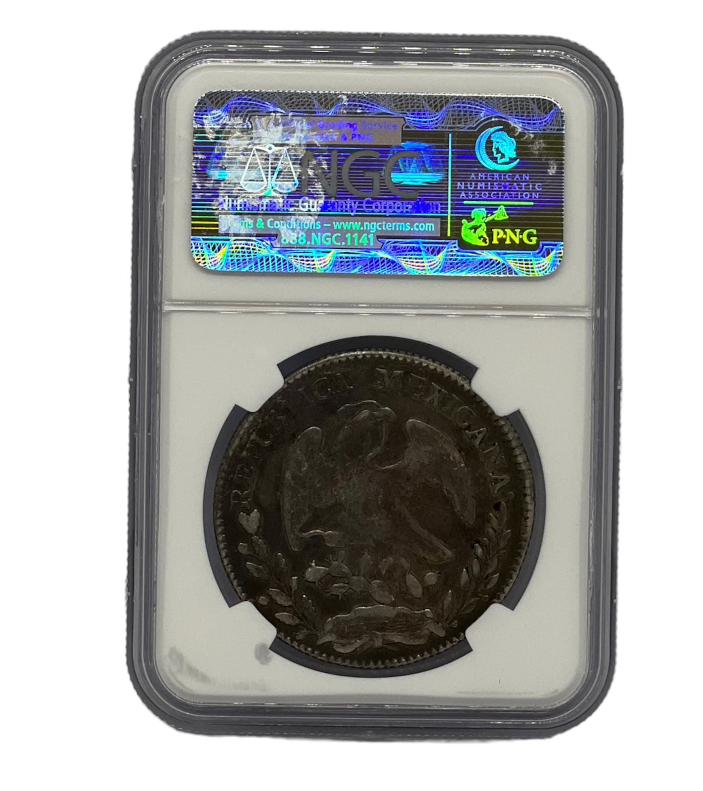 8 Reales 1832/1GA FS Mexico NGC