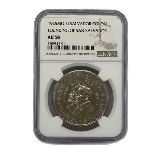 1 Colon 1925Mo El Salvador NGC