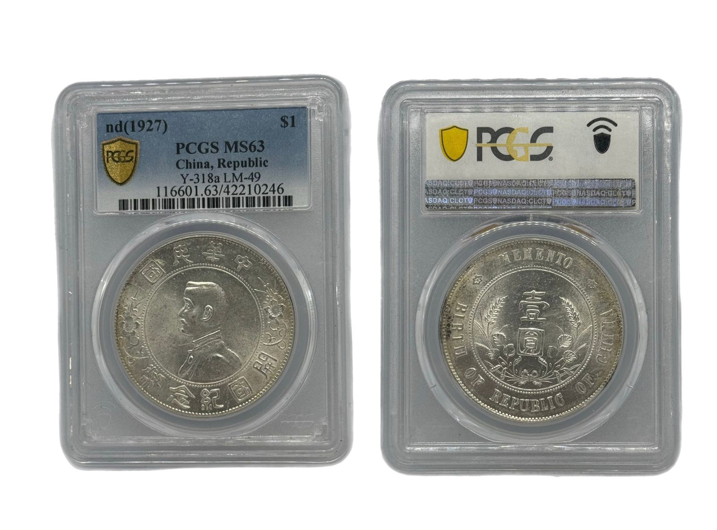 1 Dólar 1927 China PCGS