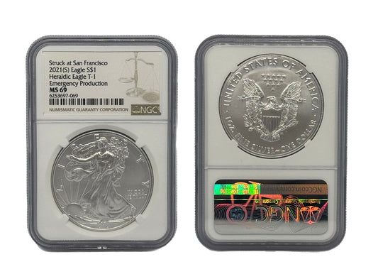 1 Dólar 2021 Eagle NGC