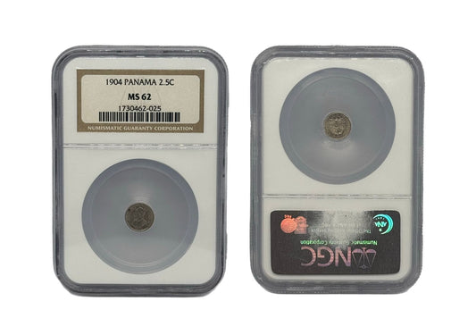 2.5 Centésimo 1904 Panamá NGC