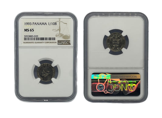 1/10 Balboa 1993 Panamá NGC