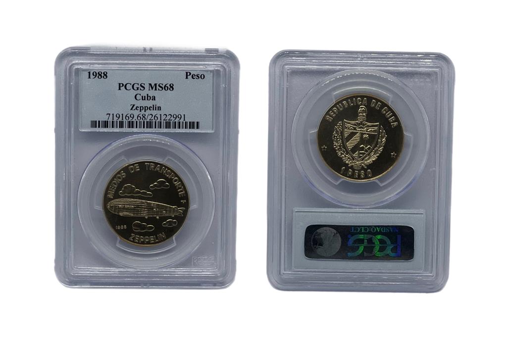 Peso 1988 Cuba PCGS