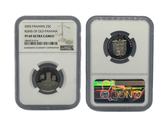 25 Centésimo 2003 Panamá NGC