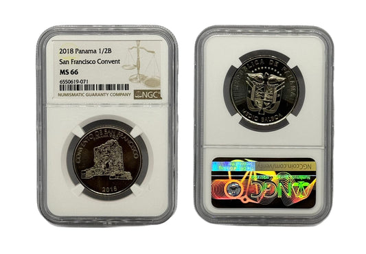 1/2 Balboa 2018 Panamá NGC - Convento San Francisco