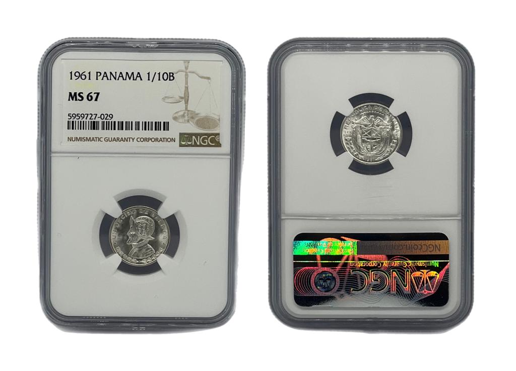 1/10 Balboa 1961 Panamá NGC